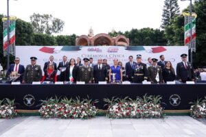 Promueve Lupita Cuautle valores cívicos en ceremonia conmemorativa por el aniversario 178° de los Niños Héroes de Chapultepec
