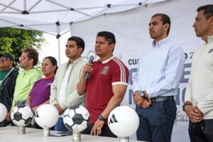 Encabeza Omar Muñoz inicio de la “Liga Municipal de Futbol”