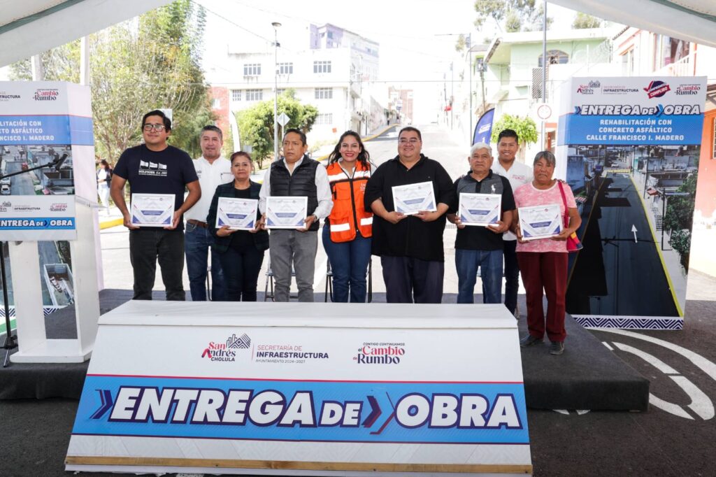 Renueva Lupita Cuautle vialidad para mejorar la movilidad en Concepción Guadalupe