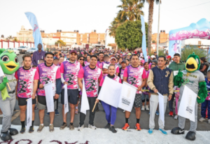 Cuautlancingo se suma al 8M con carrera conmemorativa