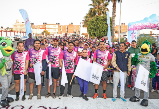 Cuautlancingo se suma al 8M con carrera conmemorativa