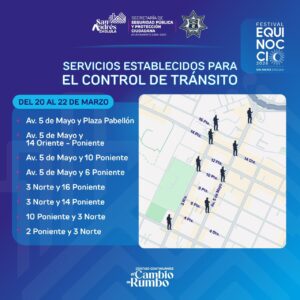 Implementa Policía de San Andrés Cholula operativo de seguridad por ‘Festival Equinoccio 2026’