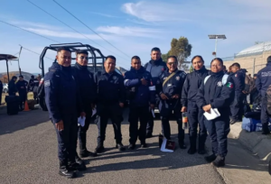 Cuautlancingo a la vanguardia: Integran tácticas estatales a la vigilancia municipal.